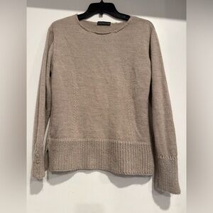 Alpaca 111 100% Baby Alpaca Neutral Sweater Size M